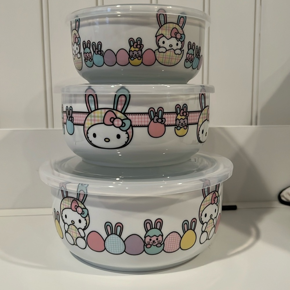 Hello Kitty Easter Tupperware Set